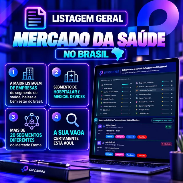 Listagem Geral do Mercado da Saúde no Brasil — Propamed